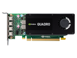 NVIDIA PNY Quadro K1200 4GB GDDR5 PCIe 2.0 - Low Profile, GPU-NVQK1200